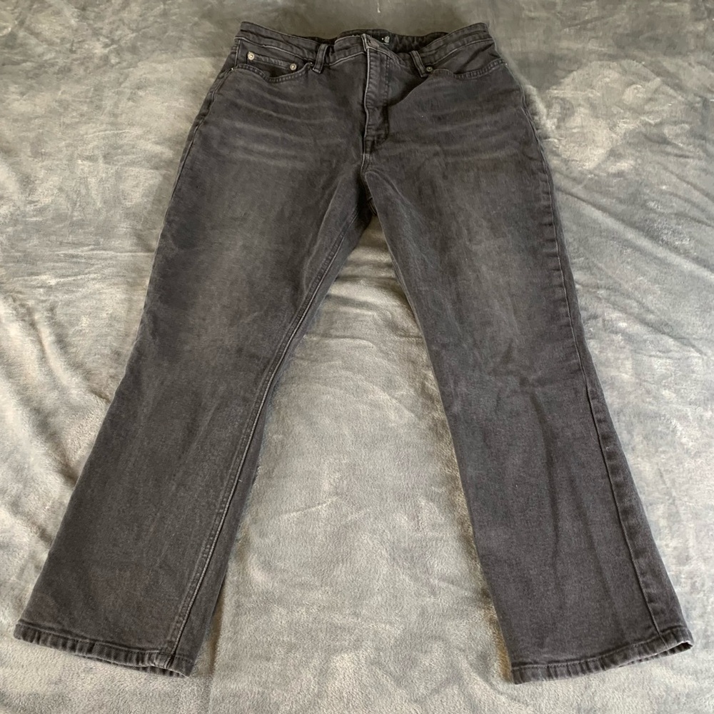 LAUREN JEANS‎ CO Womens Ralph Lauren Classic Straight Leg Black Size 16